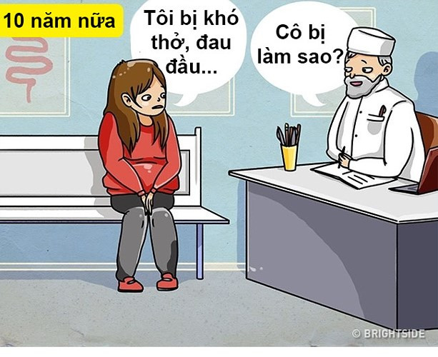 Tuy nhiên bạn cần hiểu rằng dù bây giờ sức khỏe của bạn có vẻ ổn nhưng lối sống thiếu lành mạnh sẽ khiến bạn đối mặt với nhiều vấn đề sau này.