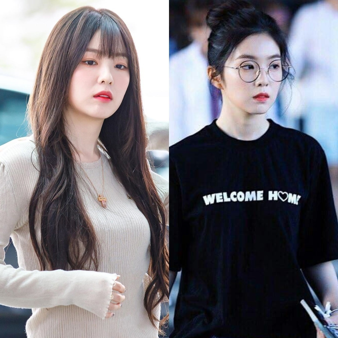 Cặp kính ngố Nobita không làm Irene (Red Velvet) vơi đi khí chất 