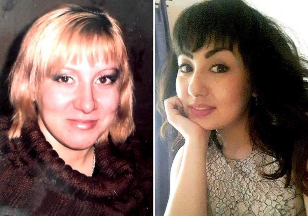 Katya Tuganova (phải) và Luciya Tuligenova (trái). Ảnh: Evening Standard