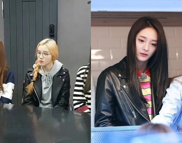 Không biết Kyulkyung và Xiyeon, thành viên nào của Pristin mặc mẫu áo này trước nhỉ?