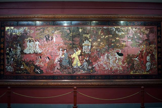 Tác phẩm hiện được trưng bày tại Bảo tàng Mỹ thuật TP.HCM. Ảnh: Lê Công Sơn.