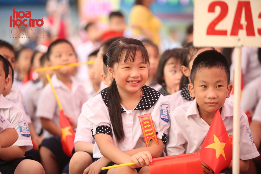 Tween trường Tiểu học Thịnh Quang đều rất hào hứng với các tiết mục văn nghệ trong Lễ khai giảng.