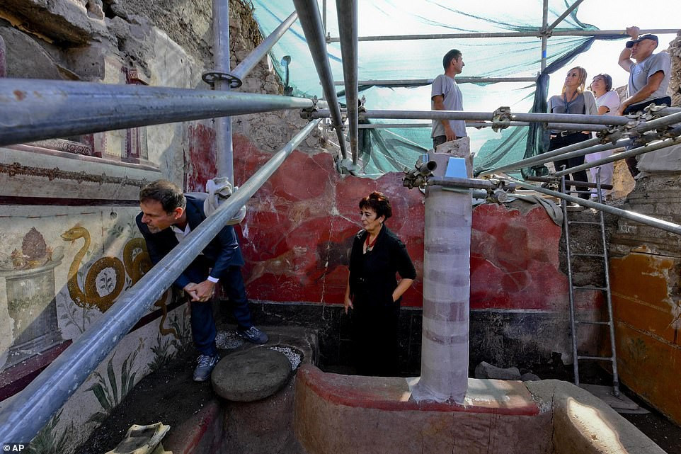 Công trình điện thờ vẫn còn ở mức lý tưởng sau thời gian bị vùi lấp 2.000 năm.