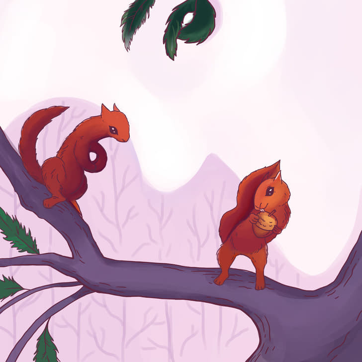 Khuôn mặt: Bạn biết một cách rõ ràng rằng đâu là mẫu người mà bạn đang cần. Hai con sóc: Bạn chấp nhận sự thật rằng mọi người đều không hoàn hảo với khuyết điểm của riêng mỗi người.