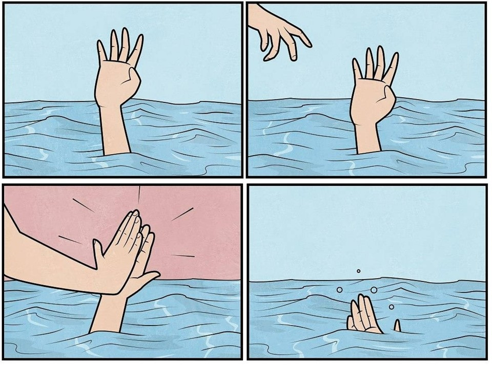 Cuộc sống hiện đại với công nghệ tân tiến khiến nhiều người trẻ trở nên lãnh cảm vì với tình huống như thế này, thay vì chúng ta cứu họ, chúng ta lại lấy điện thoại ra để quay phim, chụp ảnh nhiều hơn.