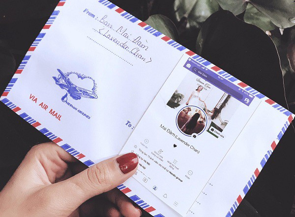 Cận cảnh chiếc phong bì không ai có.