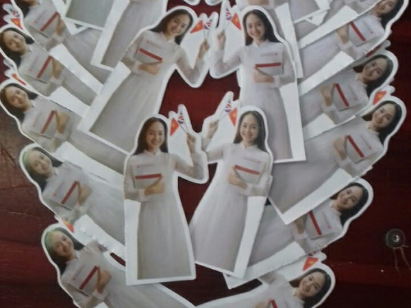 ... thì bạn sẽ xếp hình trái tim kì công như thế này