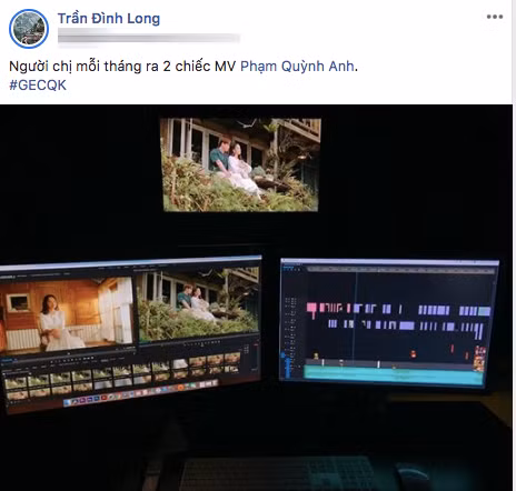 Trước đó, đạo diễn Gin Trần cũng úp mở về việc hợp tác với Phạm Quỳnh Anh cho sản phẩm mới của nữ ca sĩ.