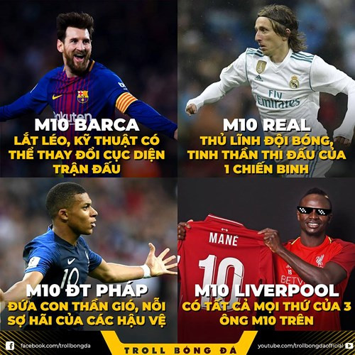 Sadio Mane - Số 10 hoàn hảo của Liverpool? (Ảnh: Troll Bóng Đá).