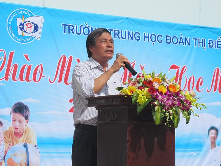 PGS.TS Đặng Quốc Thống - Chủ tịch HĐQT kiêm Hiệu trưởng trường THCS & THPT Đoàn Thị Điểm.