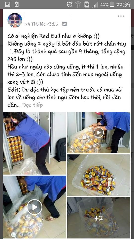 Bài đăng trước đó của cậu bạn số nhọ.