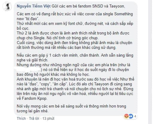 Jason Việt Tiến phản pháo rất mạnh mẽ