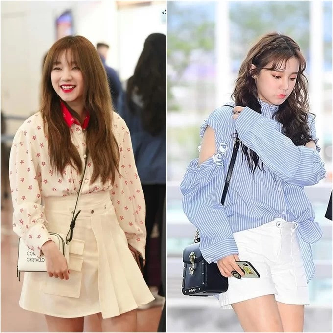 Yu Qi thường mix áo sơ mi 