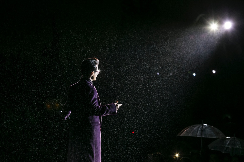 Hà Anh Tuấn rất xúc động trước những tràn pháo tay khán giả dành cho mình, sau phần trình diễn anh còn tâm sự chính khán giả là món tài sản quý giá nhất của anh sau nhiều năm đi hát.