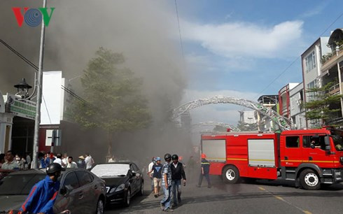 Nơi xảy ra vụ hỏa hoạn.