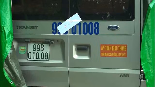 Xe ô tô của ông Tỵ đã bị cơ quan công an tạm giữ. Ảnh: Truyền hình Nhân dân.