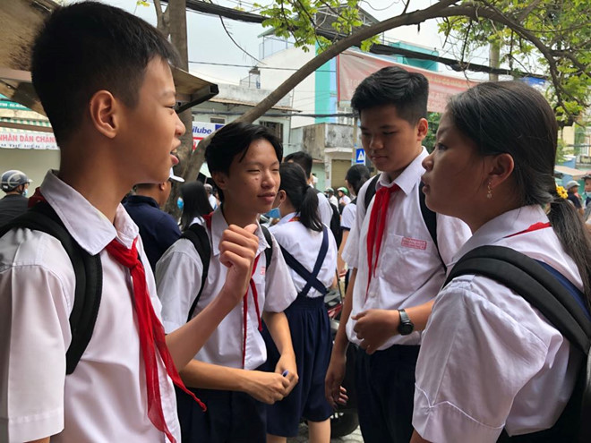 Thí sinh dự thi lớp 10 năm 2019. Ảnh: B.THANH. Thí sinh dự thi lớp 10 năm 2019. Ảnh: B.THANH.