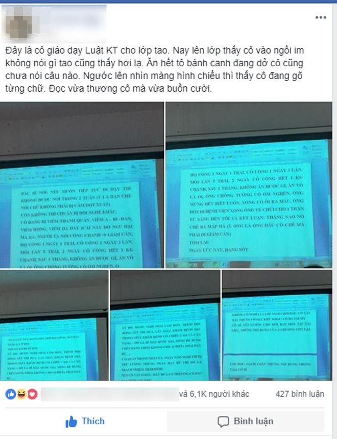 Bài viết thu hút sự quan tâm từ cư dân mạng.
