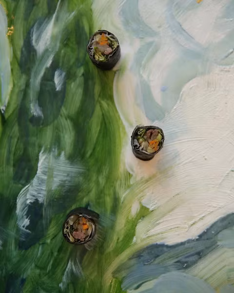 Cánh đồng lúa mì và cây bách của Vincent van Gogh.