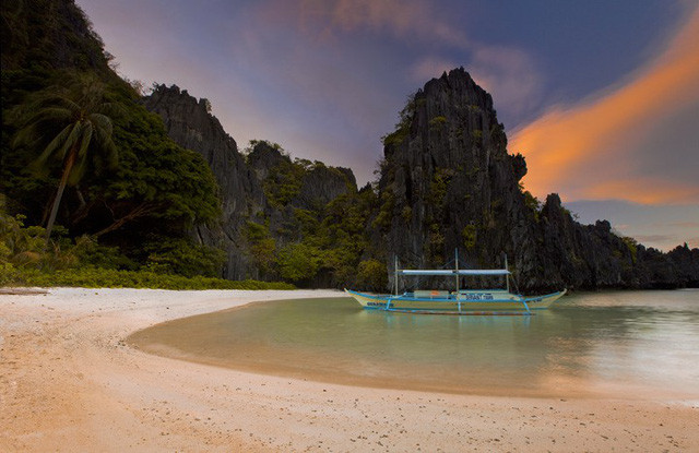 3. “Bãi biển ẩn giấu”, ở El Nido, tỉnh Palawan, Philippines.