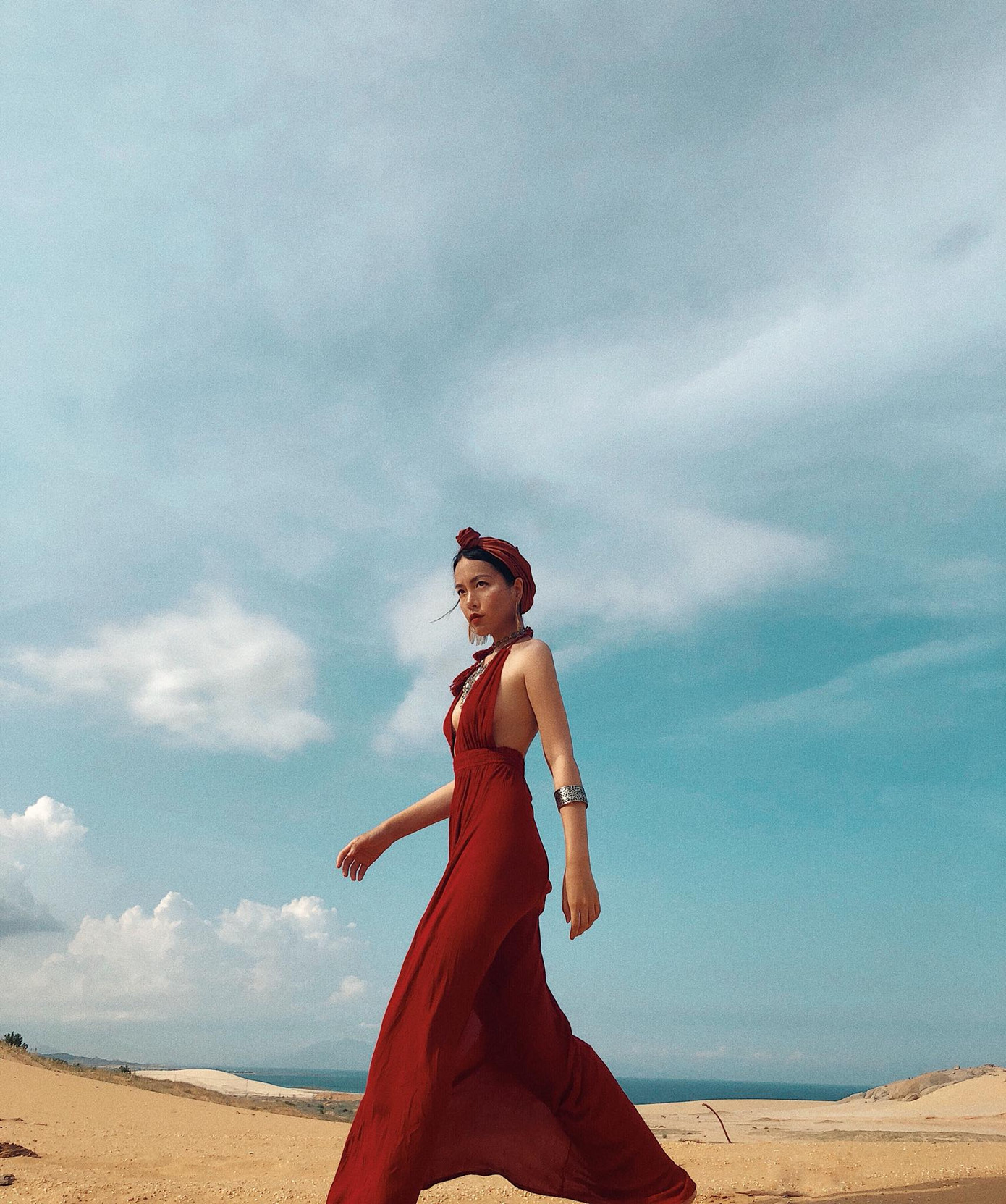 Những đồi cái Mũi Dinh mênh mông trải dài không khác gì những tiểu sa mạc.