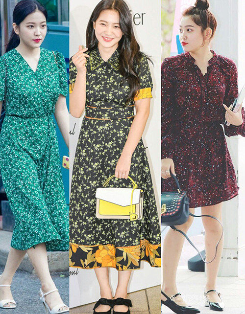 Tuy nhiên khi dự sự kiện hay ra phố, trang phục của cô lại rất dễ thương, nữ tính, không để lộ eo kém thon. 