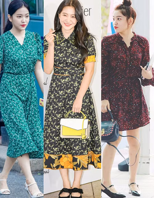 Tuy nhiên khi dự sự kiện hay ra phố, trang phục của cô lại rất dễ thương, nữ tính, không để lộ eo kém thon. 