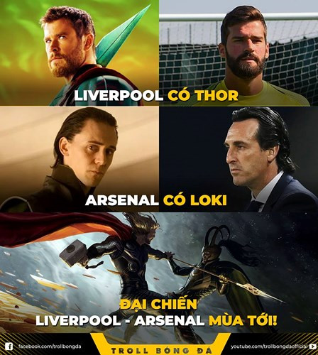 Đại chiến Premier League hay đại chiến vũ trụ điện ảnh Marvel? (Ảnh: Troll Bóng Đá).