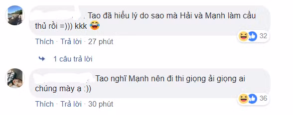 Một số bình luận hài hước của cư dân mạng.