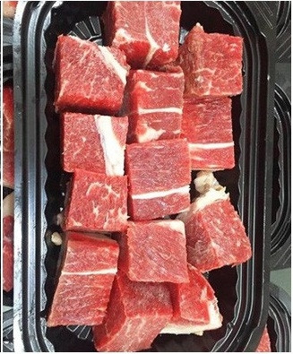 Hình quảng cáo thịt bò Mỹ trên mạng.