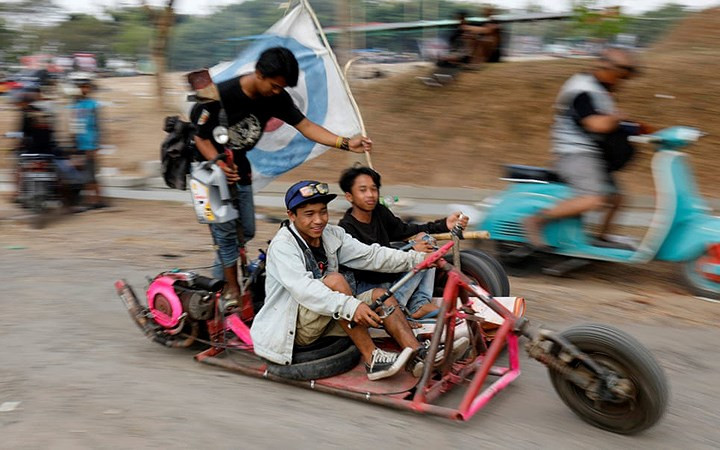 Nhưng đối với người tham gia, ganh đua không phải tất cả, quan trọng là niềm vui và tình yêu với Vespa.