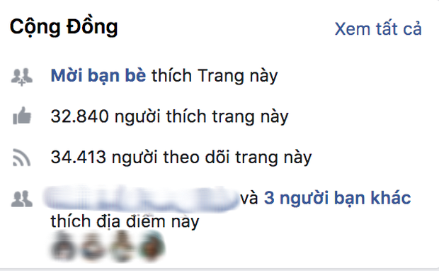 Fanpage mới lập đã thu hút nghìn lượt like.