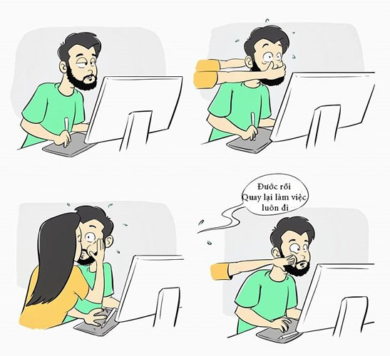 Đôi khi, bạn chỉ là cần một nụ hôn và sau đó anh làm việc của anh, em làm việc của em.