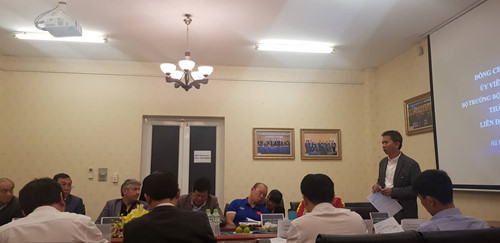 Ông Park tại cuộc họp ngày 5/3/2019. Ảnh: QUỲNH MAI.