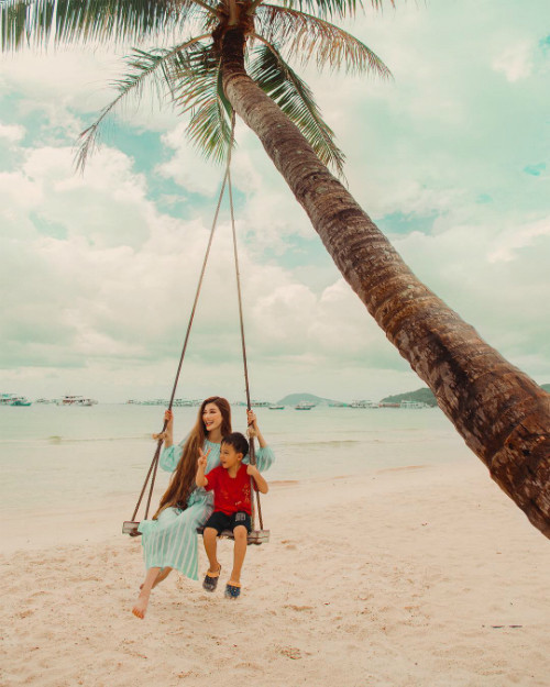 Bãi Sao Phú Quốc trong bộ ảnh của Sarah.