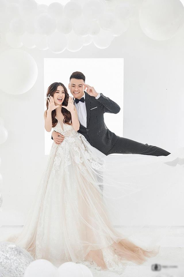 Xuân Quốc và Diệu Linh - cặp đôi khiến ai cũng phải xuýt xoa vì quá xứng đôi.