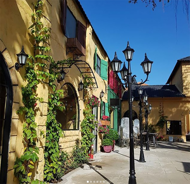 Một góc của ngôi làng đậm chất Châu Âu đang được giới trẻ Sài thành tìm kiếm. (Ảnh: IG @tthuyen_gdv)