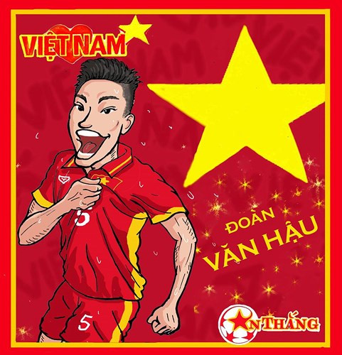 Cậu em út" Đoàn Văn Hậu.