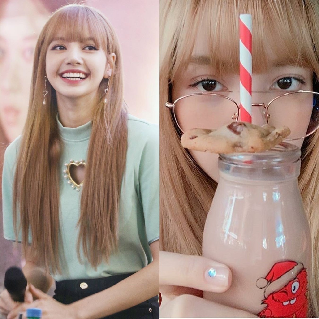 Kiểu kính mắt bản to giúp Lisa 