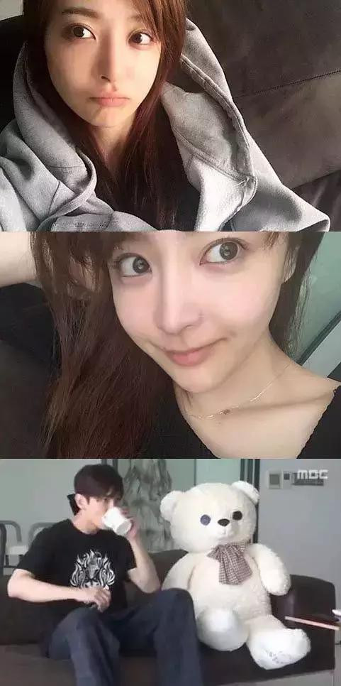 Cùng ngồi trên một chiếc ghế sofa có lẽ là trong nhà riêng của Changmin.