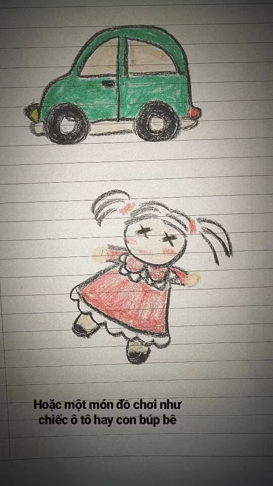 Hay một em búp bê cùng bầu bạn và chơi đồ hàng với mình.
