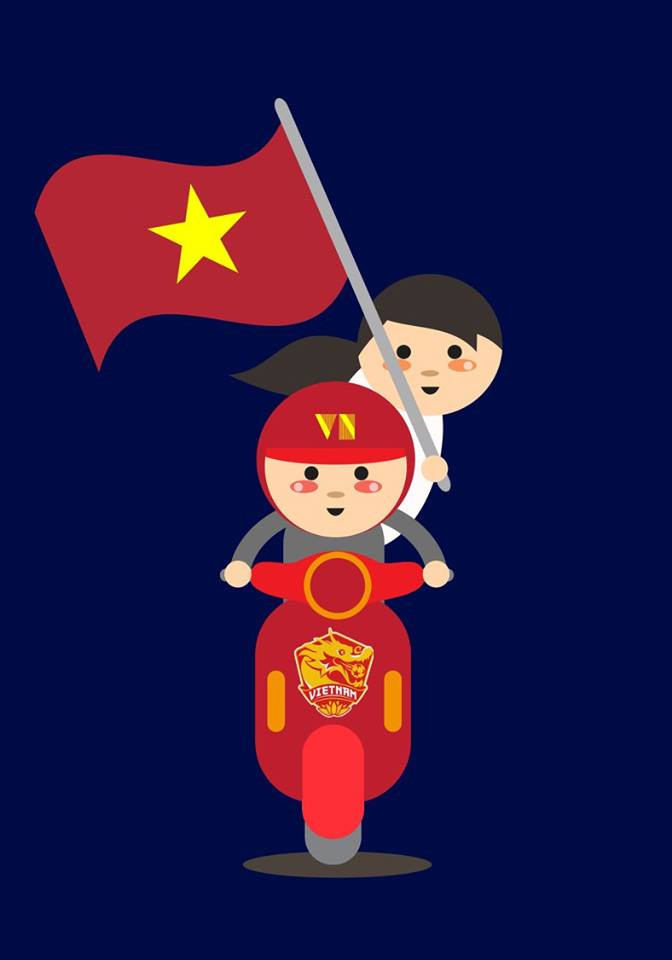 Nhắc đến những câu chuyện giao thông thú vị ở Việt hẳn không thể bỏ qua hình ảnh người dân xuống đường "đi bão" ăn mừng bàn thắng.