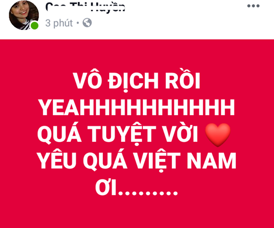 Niềm tự hào, sự xúc động không thể nào bày tỏ được trọn vẹn qua câu chữ...