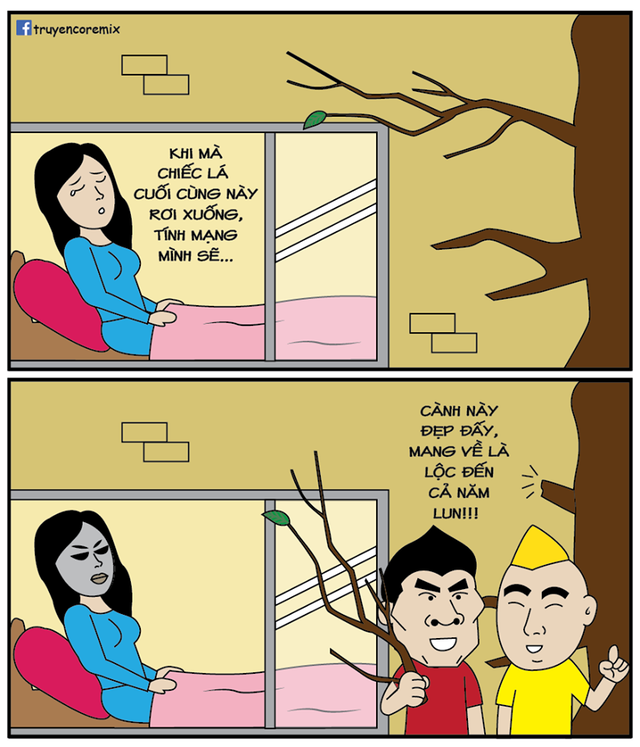 Đôi khi “lộc” của người này lại là nỗi đau của người khác. Ảnh: Truyện cổ Remix