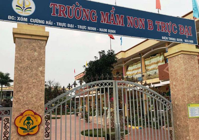 Trường mầm non B Trực Đại.