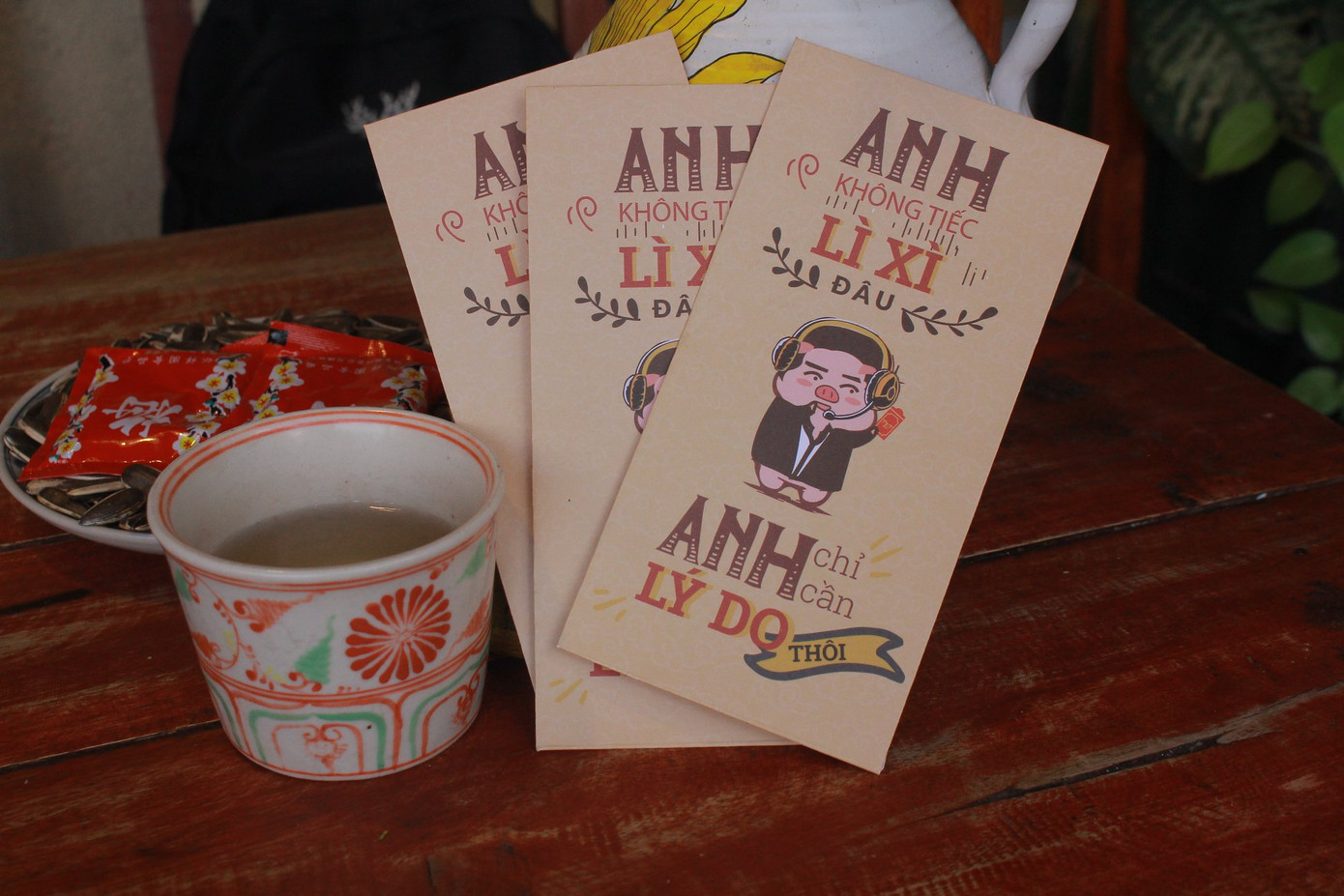 “Anh không tiếc lì xì đâu, anh chỉ cần lý do thôi”.