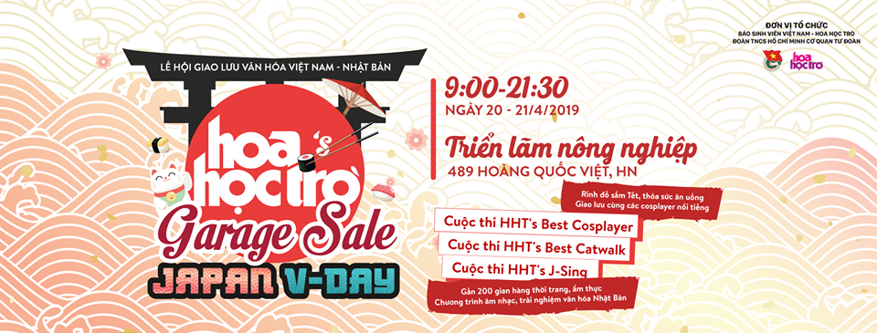 Cuộc thi "Hoa Học Trò's Top Cosplayer" diễn ra trong khuôn khổ Ngày hội giao lưu văn hóa Việt Nam - Nhật Bản, ngày 20 - 21/04/2019.