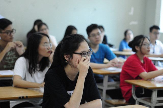 Thí sinh dự thi THPT Quốc gia 2018.