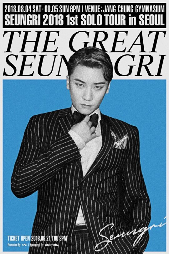 The Great Seungri chính là solo concert đầu tiên trong sự nghiệp của Seungri