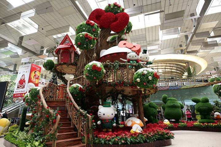 Du khách cảm thấy nơi đây như là một nơi nghỉ dưỡng hơn là một sân bay.